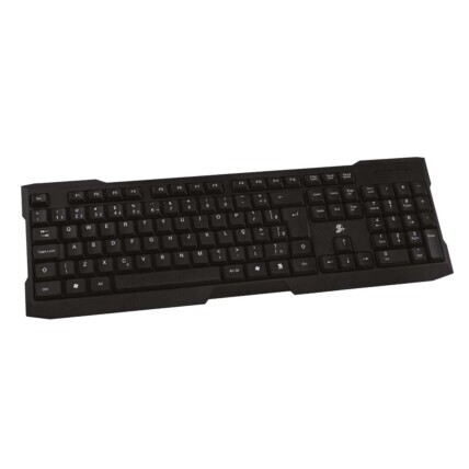 Teclado USB 5+ STD Office Preto, 015-0041
