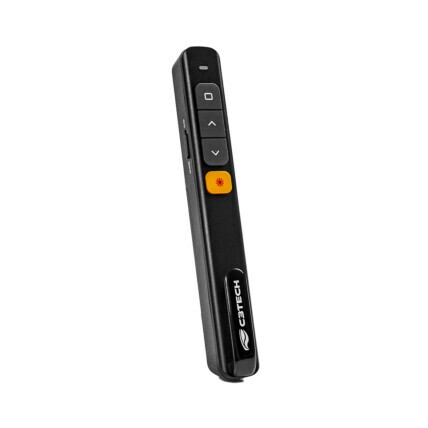 Apresentador sem fio C3Tech, com Laser Pointer, Preto, AP-200 