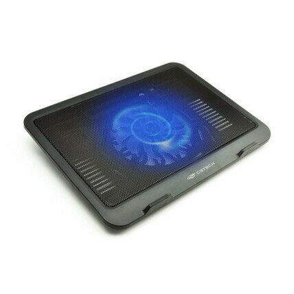 Suporte para Notebook C3Tech, para Notebook de até 14”, com 1 Fan, NBC-11BK 