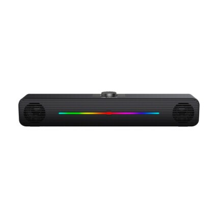 Caixa de Som Soundbar C3Tech, com Iluminação, Driver 50mm, 6W, SB-50BK