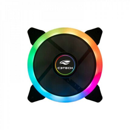 Cooler Fan ARGB C3Tech, 120mm, com Anel Duplo, F7-L210RGB