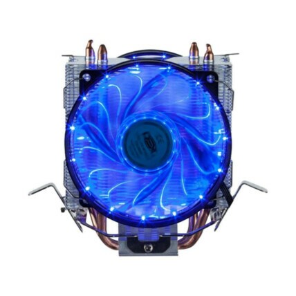 Air Cooler para Processador Gamer Dex, Fan Duplo, 120mm, Led Azul, para Intel e AMD, DX-9115D-AZ