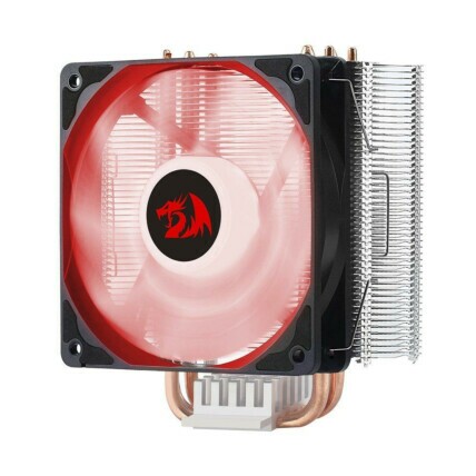 Air Cooler para Processador Redragon Buri, Led Vermelho, 120mm, para Intel e AMD, CC-1055R