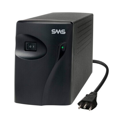 Estabilizador 5 Tomadas SMS Progressive III, 1000VA, Entrada Bivolt, Saída 115V