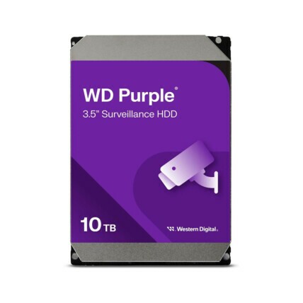 HD 10TB Western Digital Purple Surveillance, Sata III, 7200 RPM, 256mb Cache, WD102PURZ
