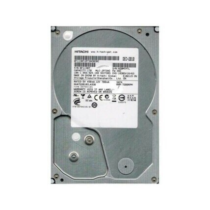HD 1tb Hitachi HGST Ultrastar 24x7, SATA II, 7200RPM, HUA722010CLA330