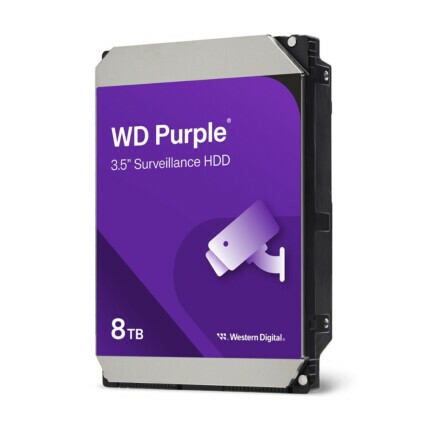 HD 8tb Western Digital Purple Surveilance, Sata III, 256MB Cache, 5640rpm, WD85PURZ