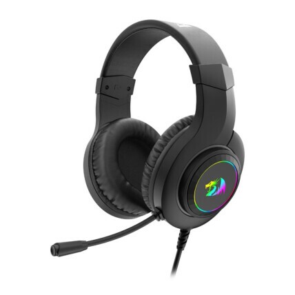 Headset Gamer Redragon Hylas RGB, com Conexão USB, 7.1 Surround, Preto, H371-RGB