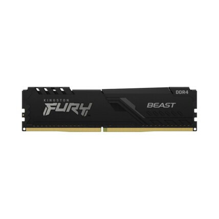 Memória RAM 8gb DDR4 Kingston Fury Beast, 2666MHz, CL16, Preto