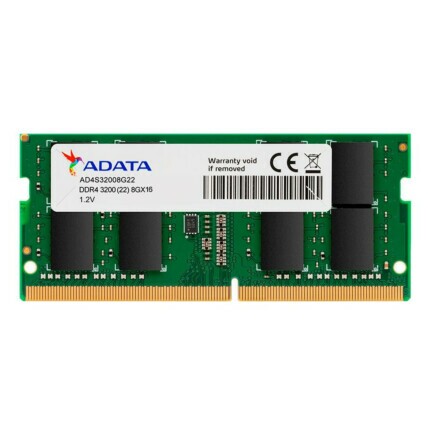 Memória RAM Notebook 8gb DDR4 Adata, 3200Mhz, CL22, AD4S32008G22-SGN