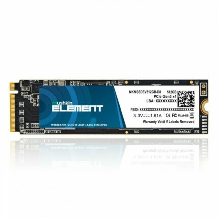 SSD M2 Mushkin Element, 512GB, M2 2280, NVMe, Leitura 2000mbps e Gravação 1400mbps, MKNSSDEV512GB-D8