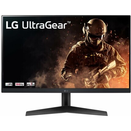 Monitor Gamer LG, 23,8” Polegadas, Painel IPS, Full HD, 144Hz 1ms, com conexão HDMI e DP, Freesync, 24GN60R