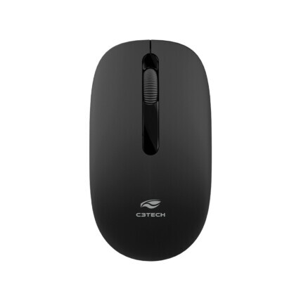 Mouse sem fio C3Tech, USB, 1200DPI, Preto,  M-W15BK