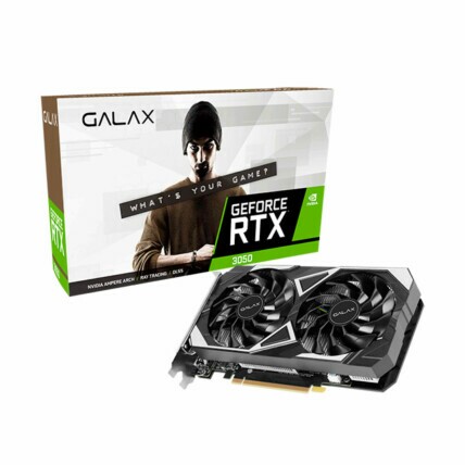 Placa de Vídeo Galax GeForce RTX 3050 EX OC, 6gb GDDR6, 96-bit, 35NRLDHP9OID