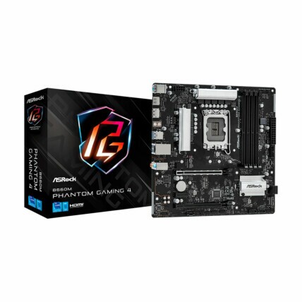 Placa mãe ASRock, DDR4, Chipset B660, Socket Intel LGA1700, mATX, B660M Phantom Gaming 4