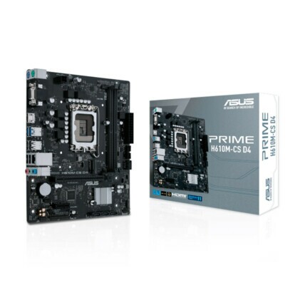 Placa mãe Asus, DDR4, Chipset H610, Socket Intel LGA 1700, mATX, Prime H610M-CS D4
