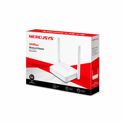 Roteador Mercusys, 300Mbps, Wireless, com 2 Antenas, MW301R