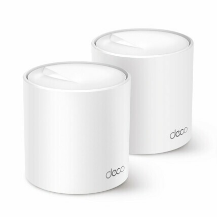 Roteador Wi-Fi 6 TP-Link, AX3000, Wireless Dual Band, Gigabit, com 2 Antenas Internas, Deco X50(BR) (pack-2)