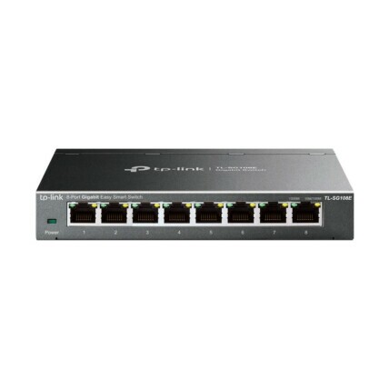 Switch 8 Portas TP-Link, 8 portas Gigabit 10/100/1000mbps, Easy Smart, TL-SG108E