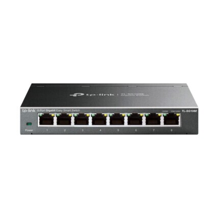 Switch de mesa 8 Portas TP-Link, 8 portas Gigabit 10/100/1000mbps, Easy Smart, TL-SG108