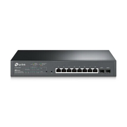 Switch Smart de 10 portas TP-Link, com 8 portas Gigabit PoE+ e 2 portas SFP, TL-SG2210MP 