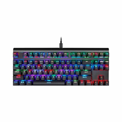 Teclado Mecânico Gamer Motospeed CK101, RGB, Switch Outemu Blue, US