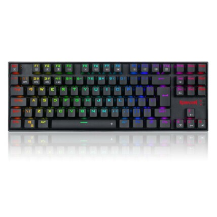 Teclado Mecânico Gamer Redragon Kumara Pro RGB, Wireless e Bluetooth, Preto, Switch Black, K552RGB-BRS-B (PT-BLACK)