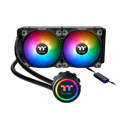 Water Cooler 240mm Thermaltake 3.0, ARGB Sync, suporte a Intel e AMD, CL-W233-PL12SW-A