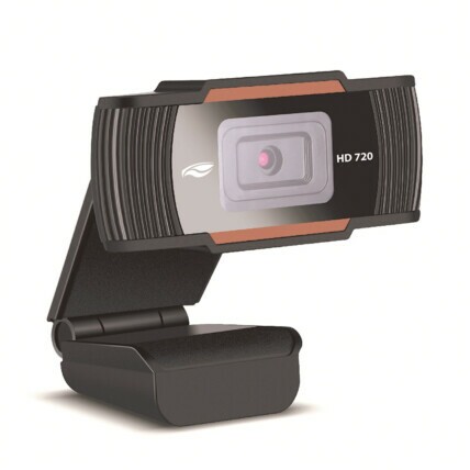 Webcam C3Tech, Resolução HD, 720p, com Microfone, WB-70BK